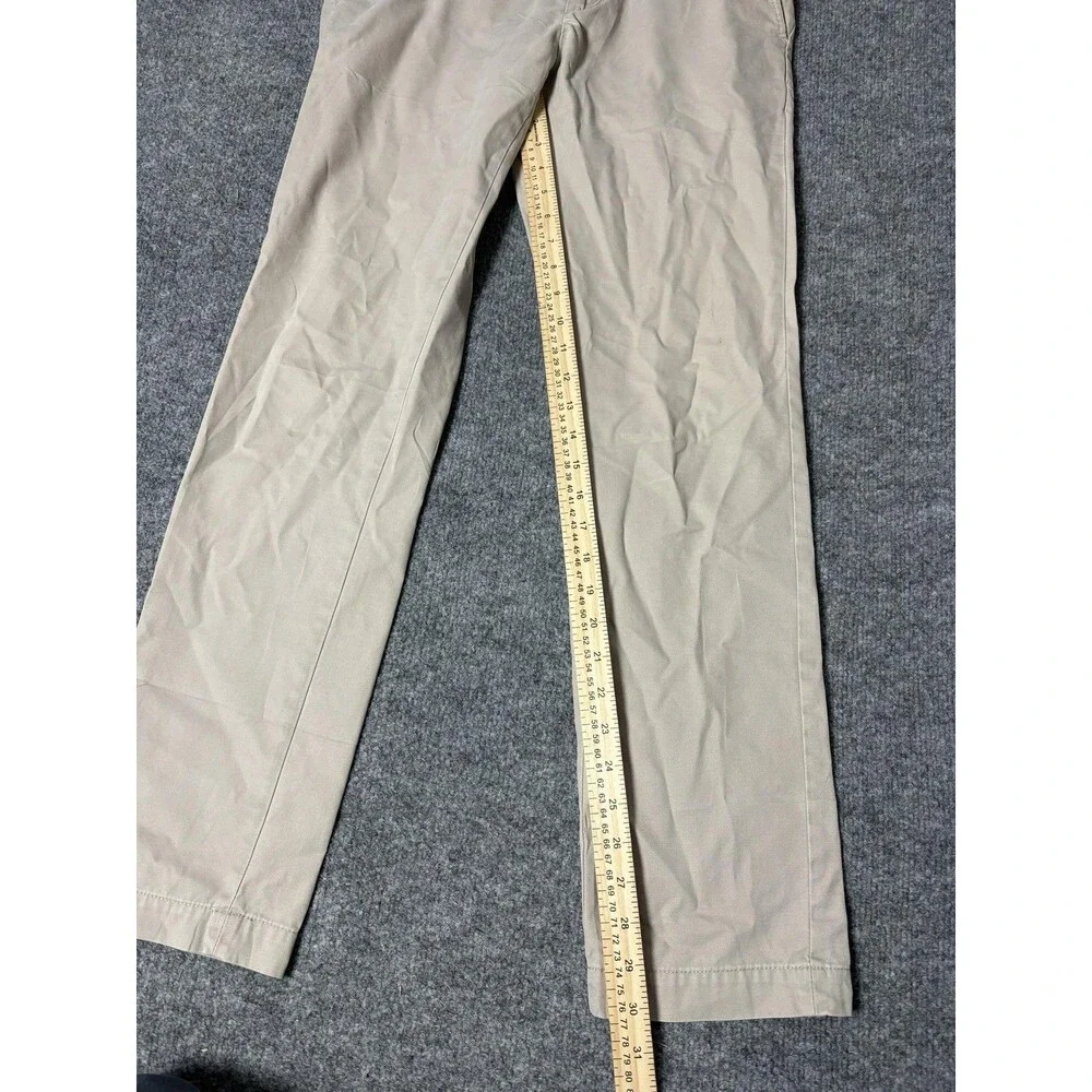 Banana Republic Chino Pants Mens 30x32 Beige Aiden Slim Fit Cotton Casual